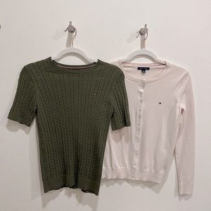 Tommy Hilfiger Bundle Short Sleeve and Cardigan